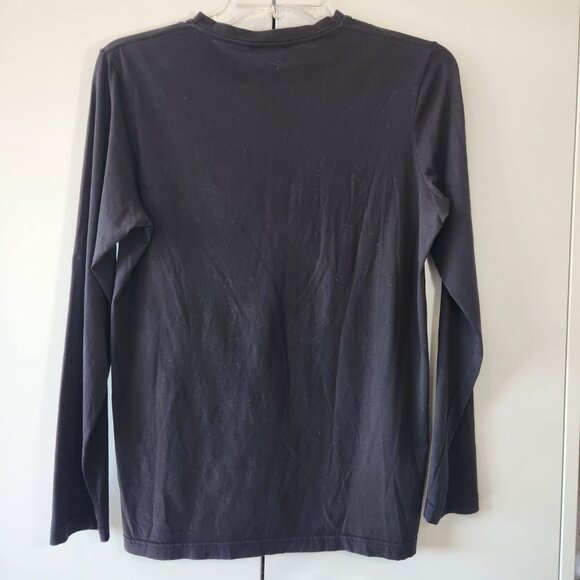 Balmain Paris Black Long Sleeve T-Shirt Size Small 100% Cotton Read Description - Picture 2 of 12